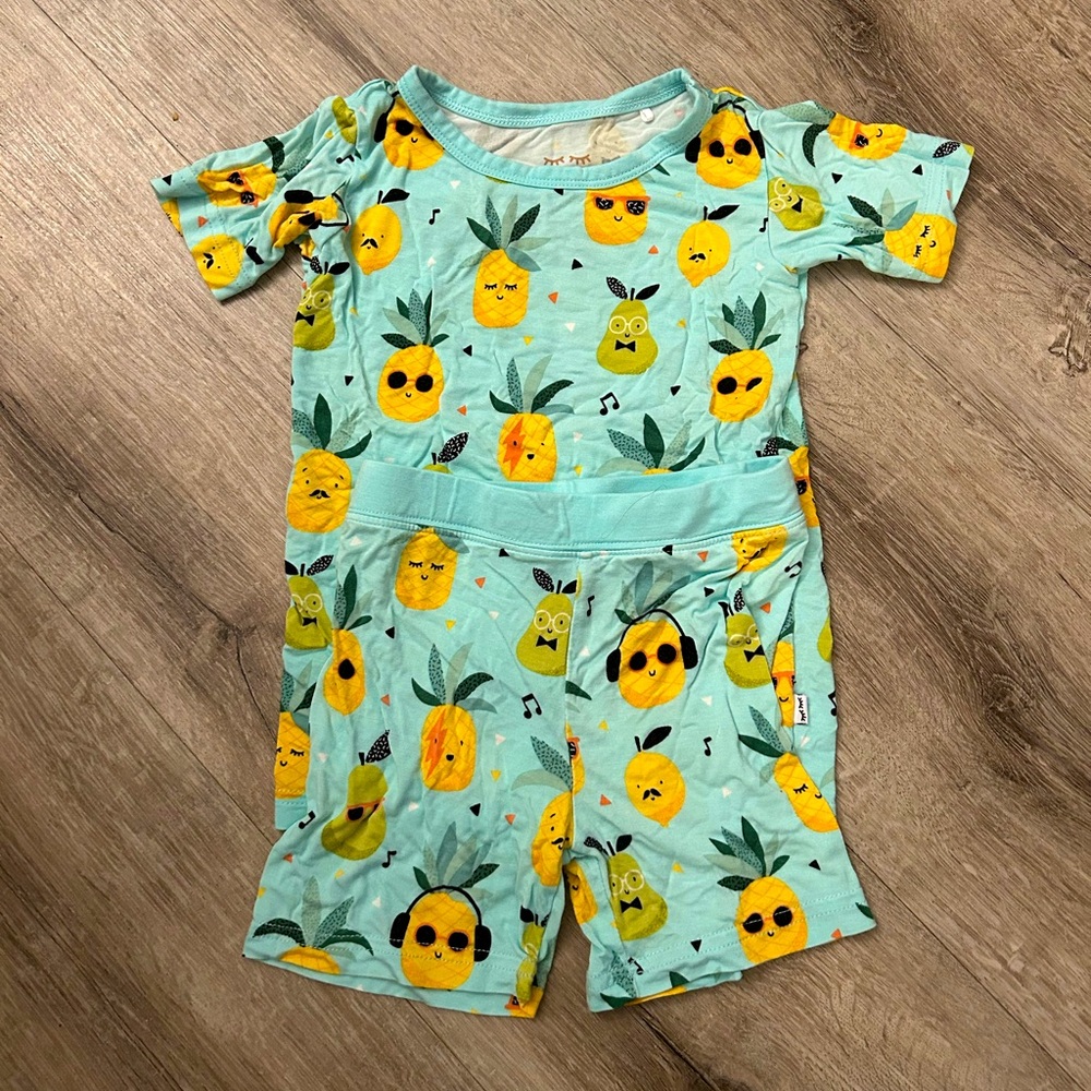 Little Sleepies Pineapple Jam jammies